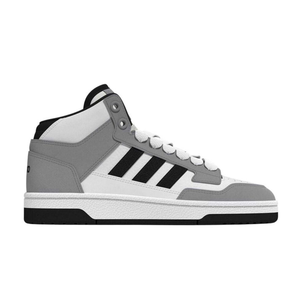 Adidas Childrens/Kids Rapid Court Leather Basketball Shoes / White/Black